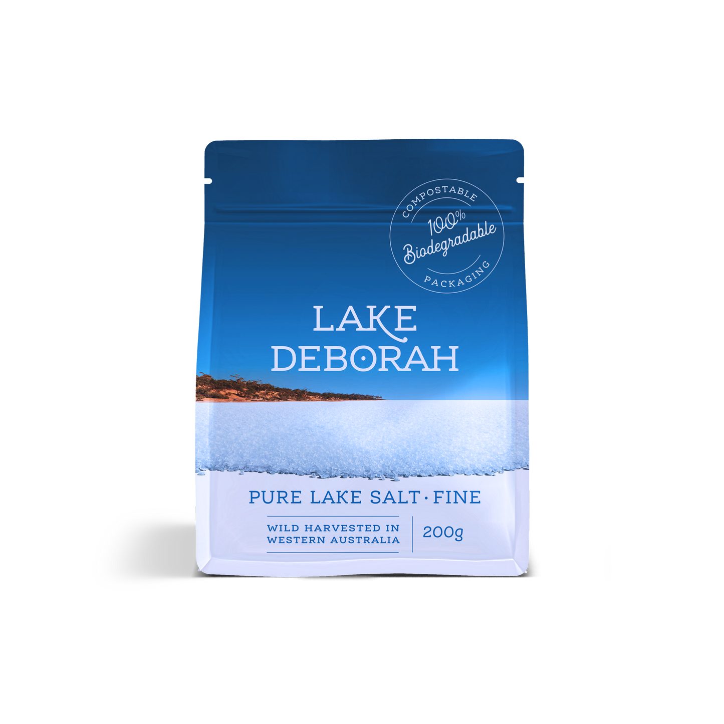 Lake Deborah Fine Salt 200g. 7 packets