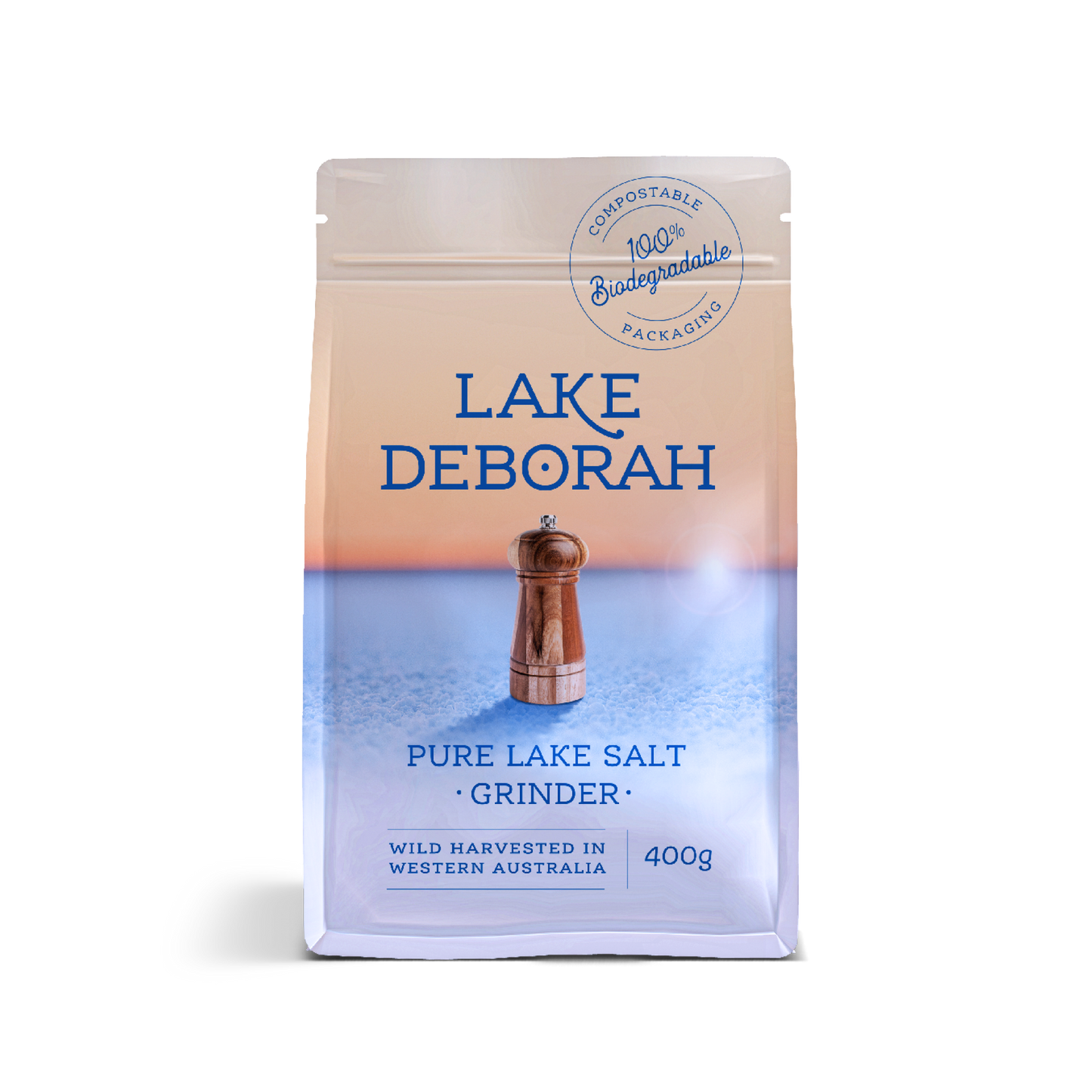 Lake Deborah Grinder Salt 400g.