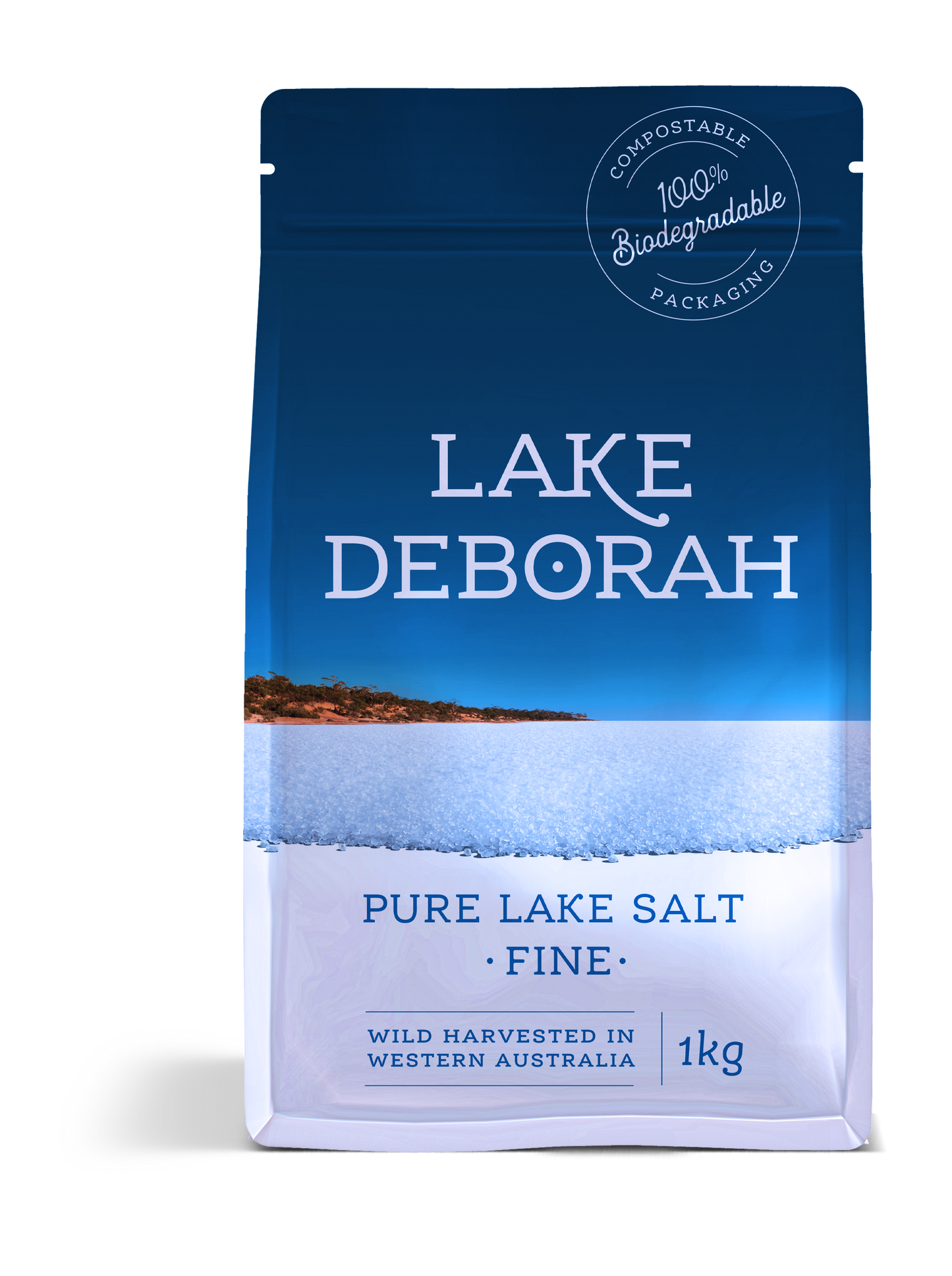 400g Lake Deborah Fine & Grinder Salt 2 packets each