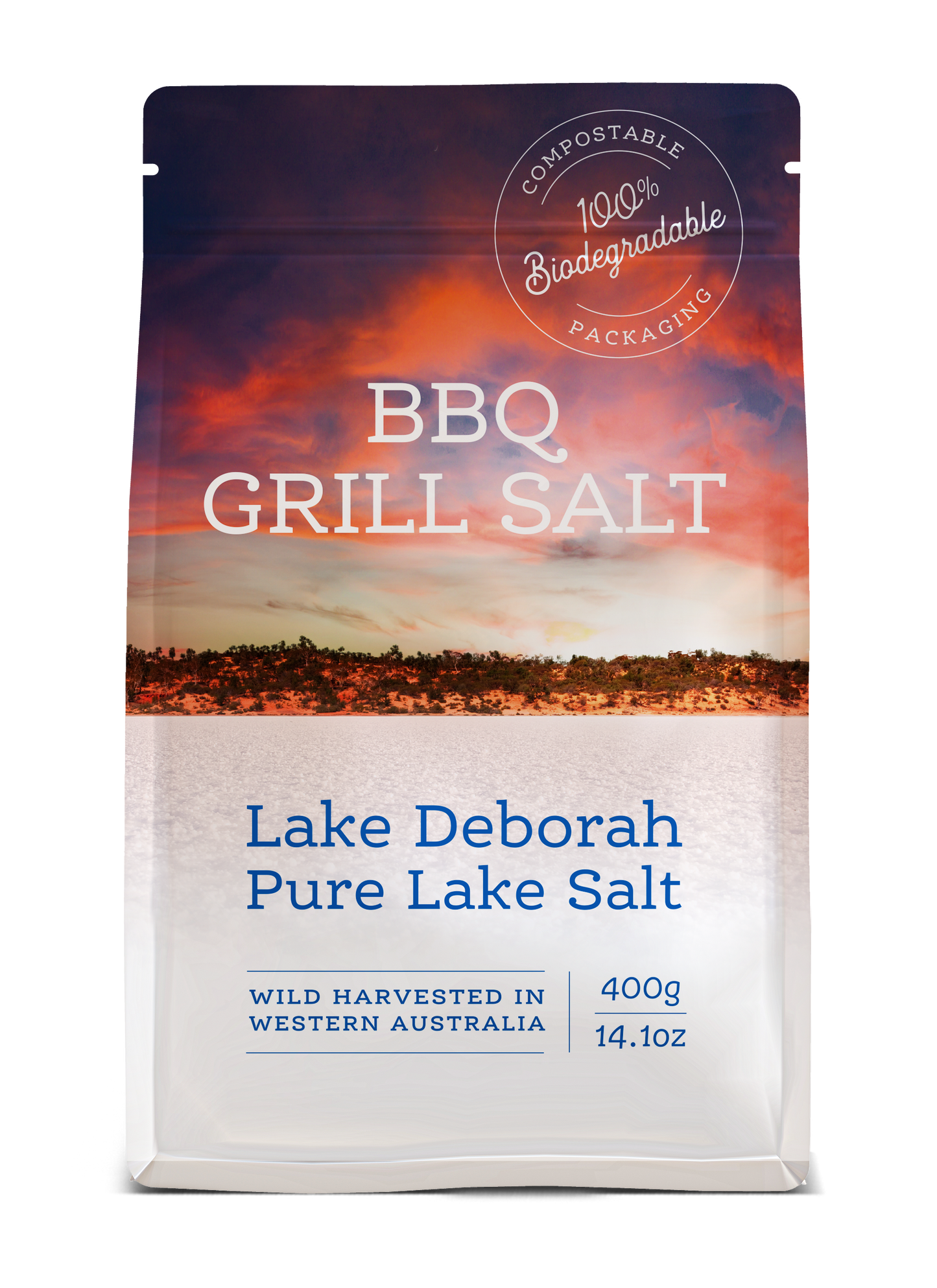 BLACK FRIDAY SALE: New Lake Deborah BBQ GRILL SALT  400g Salt 5 packets